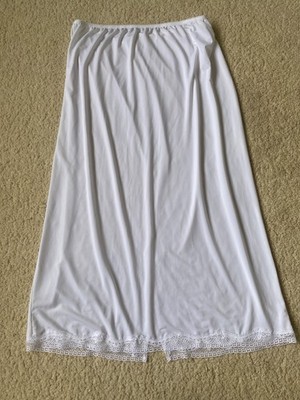 Marks and Spencer Damengröße 12 Vintage Polyester Halbslipper weiß ''
