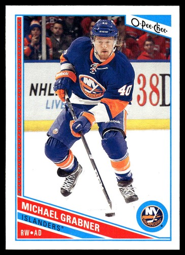 2013 O-Pee-Chee Michael Grabner #18 card