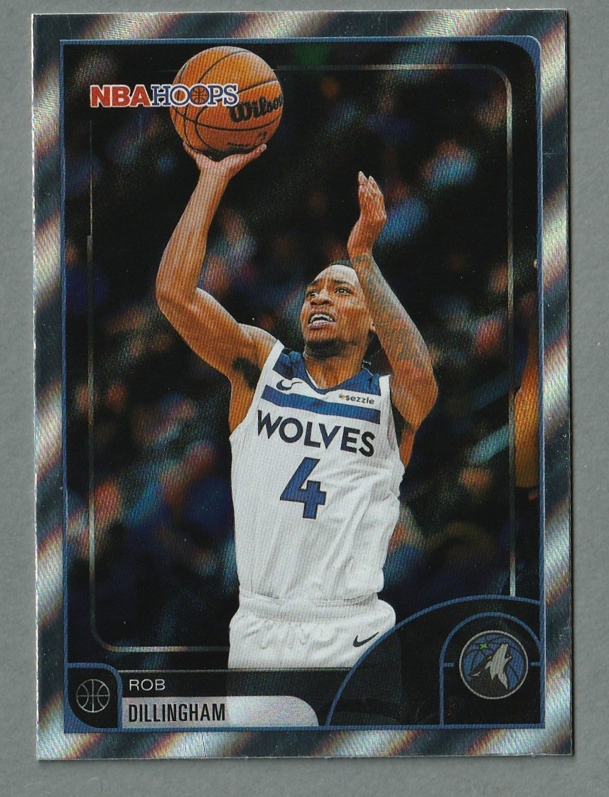 2025-26 Hoops #160 Rob Dillingham Light Burst Timberwolves