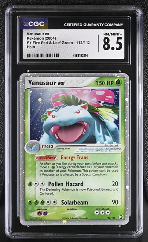 Venusaur ex graded CGC 8.5 for sale on eBay