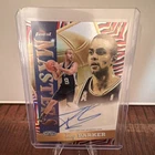 🔥 TONY PARKER AUTO /10 JERSEY NUMBER MATCH!!!!! SPURS NBA HOF