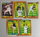 1990 Topps 5 card Nolan Ryan lot #1 #2 #3 #4 #5 Nrmt tribute subset