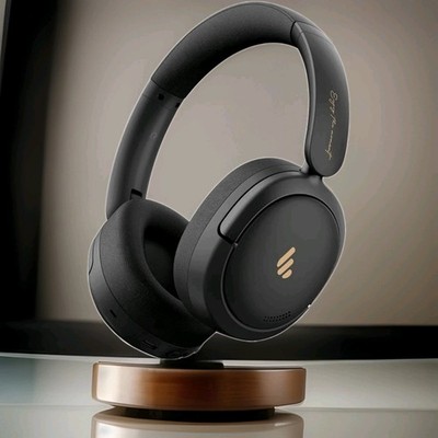 Edifier Atom Max Wireless Over-Ear Headphones Active Noise Cancelling ANC Black