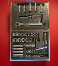 Craftsman Socket Set 51 Piece Sae Metric 38 And 14 Drive Craftsman Socket Set 51 Piece Sae Metric 38 And 14 Drive