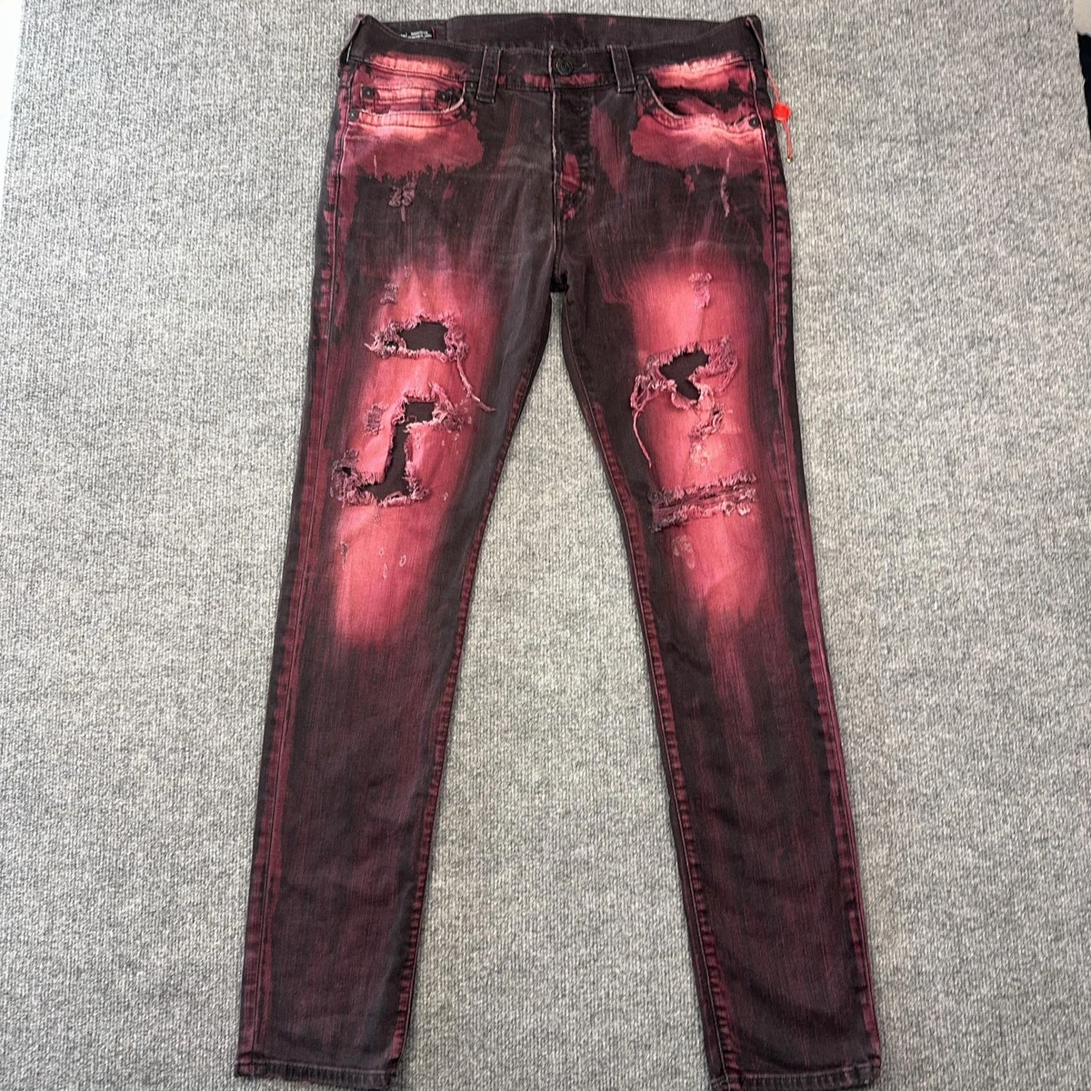 True Religion Denim Regular 34 Size Jeans Men's 33 in Inseam for