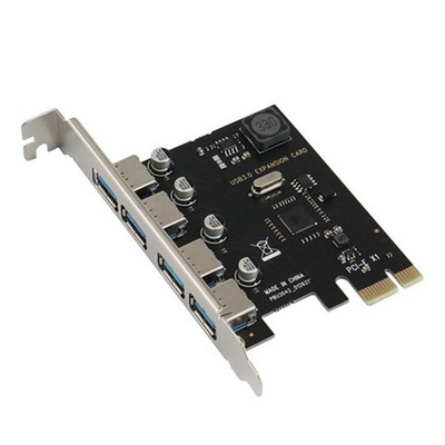 2X  4 Port USB 3.0 PCI-E Erweiterungs Karte PCI Express PCIe USB 3.0 HUB Ad6705