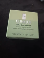 NIB Clinique  Charcoal  TAKE THE DAY OFF  Cleansing Balm .5 Ounce Travel Size