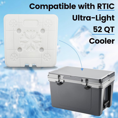 52 QT Ice Pack Cooler Divider Compatible RTIC 52QT Ultra Light