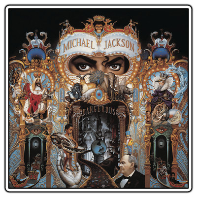 Michael Jackson - Dangerous Album Cover Sticker Waterproof Vinyl Decal DieCut