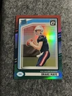 2024 Panini Donruss - Rated Rookie Drake Maye Optic Preview Red & Green Prizm