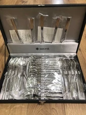 Snow Peak Stainless Cutlery 30-Piece Set IPO Commemorative Rare With Case New