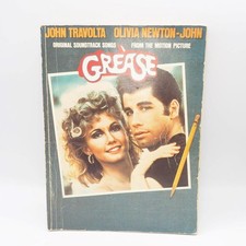 1978 Grease Original Soundtrack Songs Songbook By Warner Brothers Publications