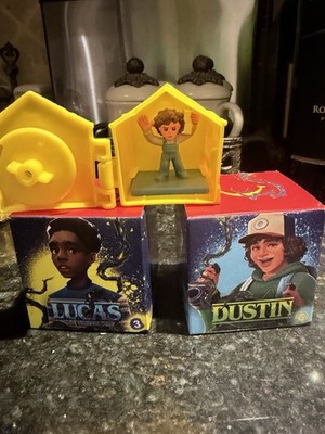 Lot Of 3-2026 McDonald s Netflix s Stranger Things  Happy Meal Toys #1,3,6 New