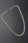 MONET VINTAGE GOLD TONE COSTUME JEWELRY FILIGREE CHAIN NECKLACE 20 INCHES