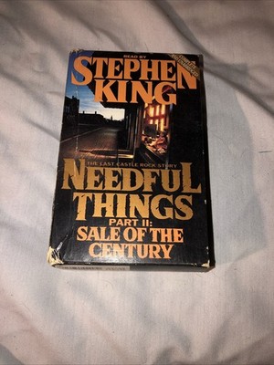 Stephen. King Needful Things, Part Two Sale Of The Century. ￼