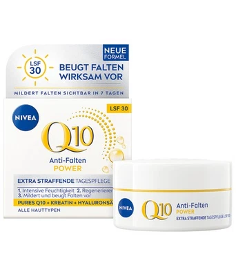NIVEA Q10 Anti-Falten Power Schützende Tagespflege LSF 30 50ml