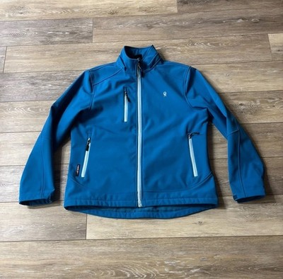 Little Donkey Andy Jacket Sz L Blue Softshell Power Dry Coat Gorpcore Outdoor