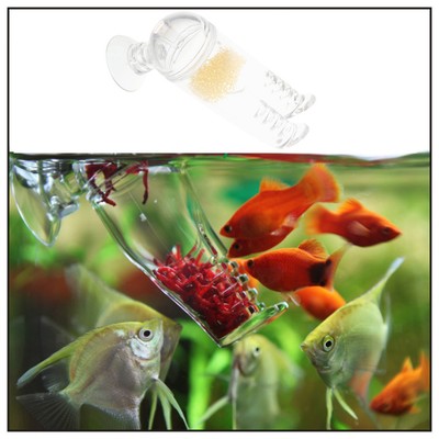 Acrylic Pants Feeder Shrimp Aquarium Fish Tank Aquatic Feeder