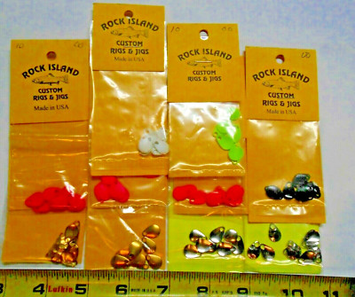 ROCK ISLAND SPORTS 00 Colorado Spinner blades # 00  10 ct Choice of colors