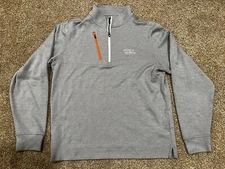 Foot Joy Make A Wish Grey Quarter Zip Pullover Medium