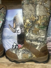 Rocky Snakeproof Waterproof Realtree Camo Side-Zip Men's Hunting Boot RKS0243