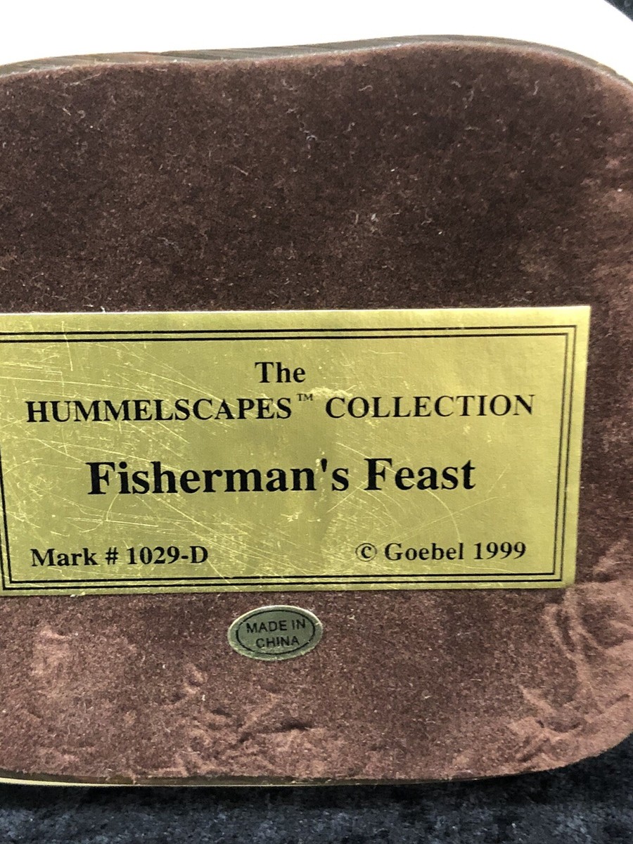 Hummelscapes Collection Fisherman's Feast Mark 1029-D 2031 Hummelscapes Collection Fisherman's Feast Mark 1029-D 2031