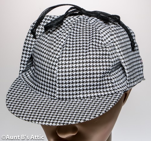Sherlock Holmes Deerstalker Hat Black 