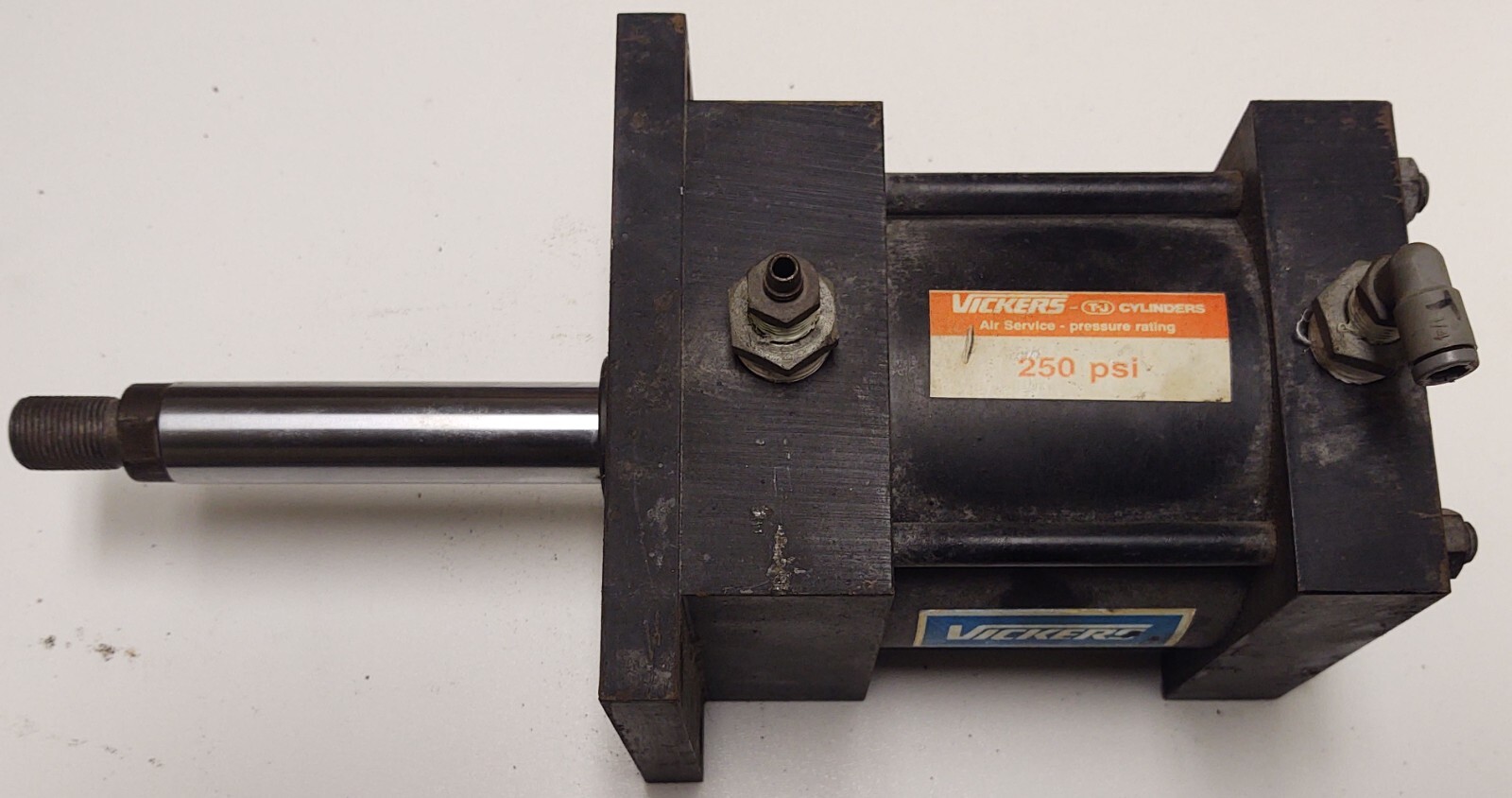 Vickers, TJ Air Cylinder, 31/2" Bore, 2" Stroke, 250 PSI, Flange Mount