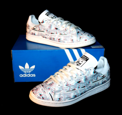 訳あり美品 adidas Stan Smith MICKEYMOUSE 23.5 adidas Originals x Disney - Stan Smith Mickey Mouse Comic Strip 3D