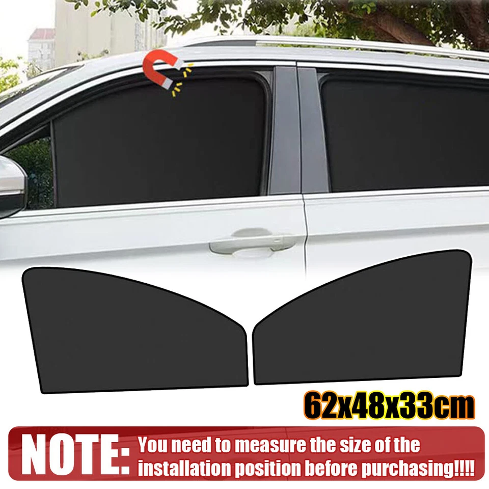 1 x Cubierta Magnética Parasol Ventana Lateral Coche Protección UV Parasol Accesorios Foto 2 de 4
