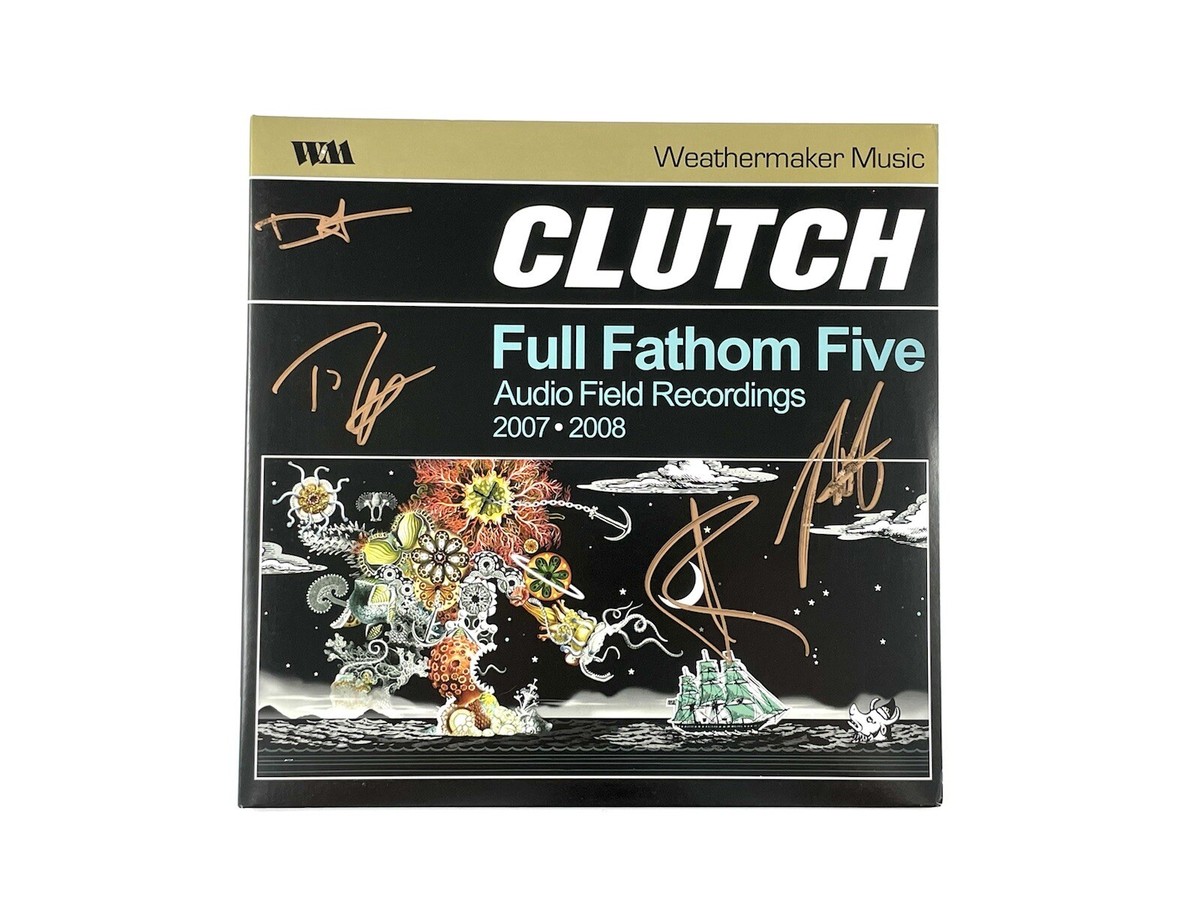 Clutch Band Signed Autographed Full Fathom Five Audio Field Vinyl 