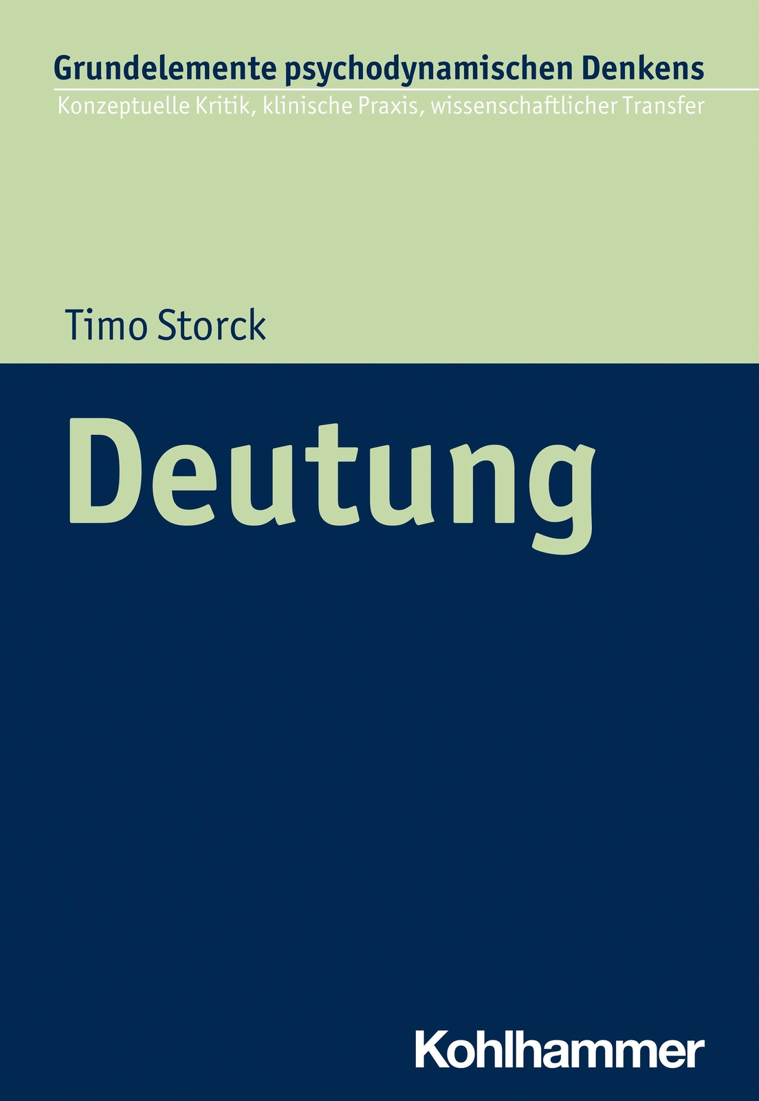 Thumbnail - Deutung | Timo Storck | Deutsch | Taschenbuch | 186 S. | 2022 |