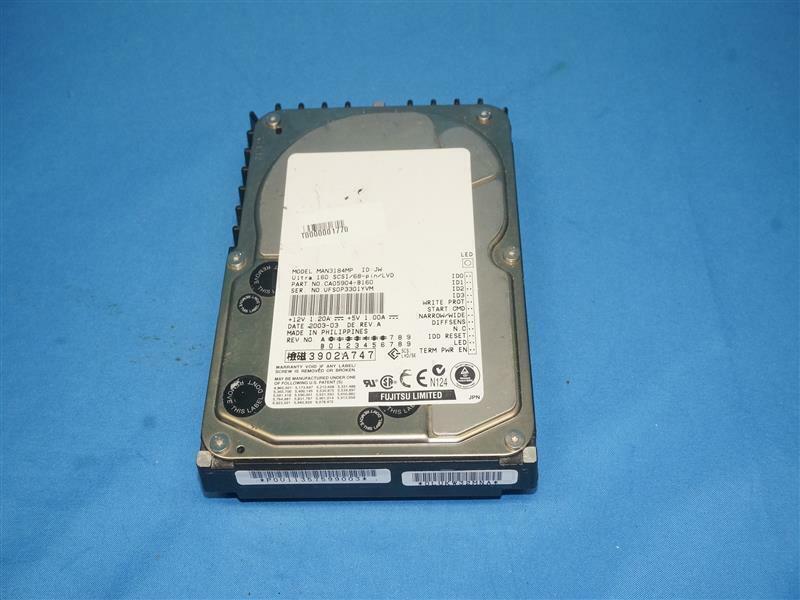 Fujitsu MAN3184MP Hard Drive | eBay