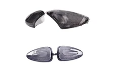 For BMW K1200S; R1200S; K1300S;Smoke Front+ Rear Indicator Turn Signal Lamp Lens