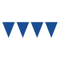 10M Blaue Wimpelkette / Geburtstags Geburt Jungen Party Deko Kunststoff Girlande