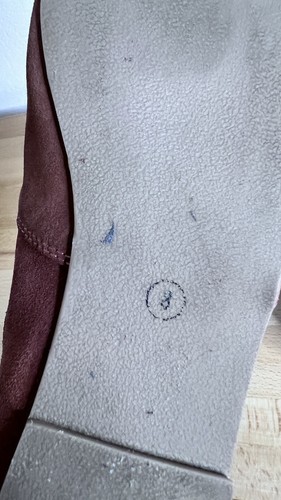 Bird of Flight Anthropologie Embroidered Rust Suede Ballet Flats Sz 8 Boho Hippi - Picture 5 of 6