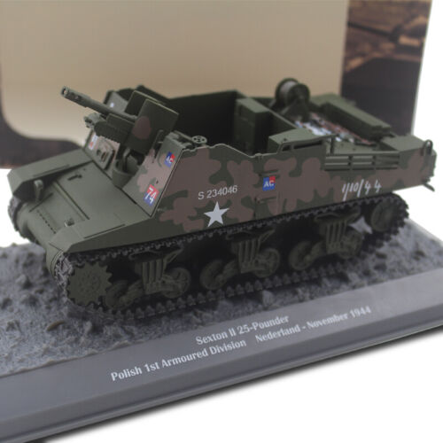 NEDERLAND SEXTON II 25-POUNDER POLISH 1ST ARMOURED DIVISION 1/43 DIECAST TANK - Picture 1 of 6