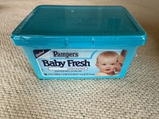 Vintage 96 1-Ply Wipes Pampers Baby Fresh-Never Opened