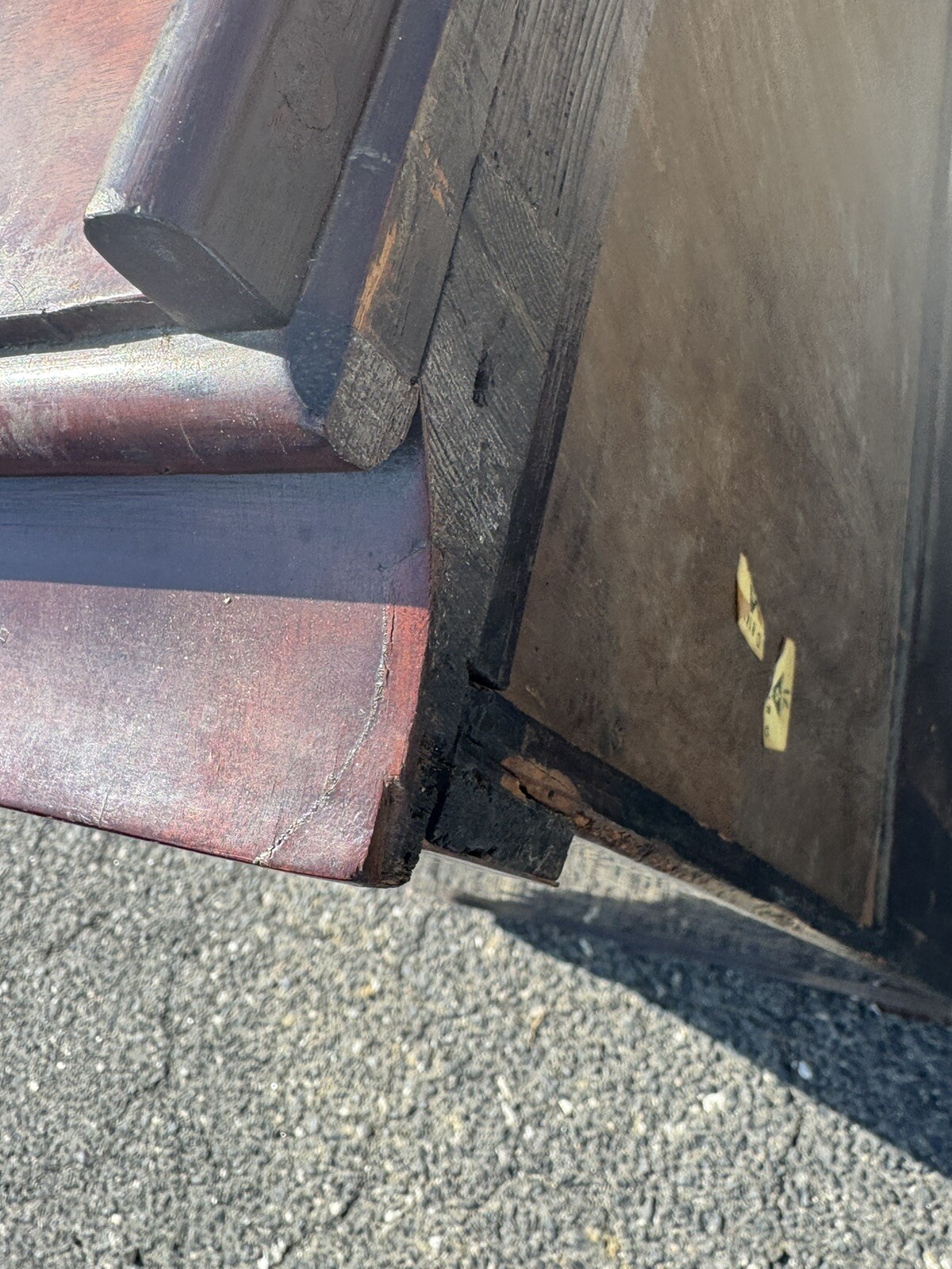 BIEDERMEIER BUREAU A CYLINDRE FLAME MAHOGANY Secretary Desk ￼