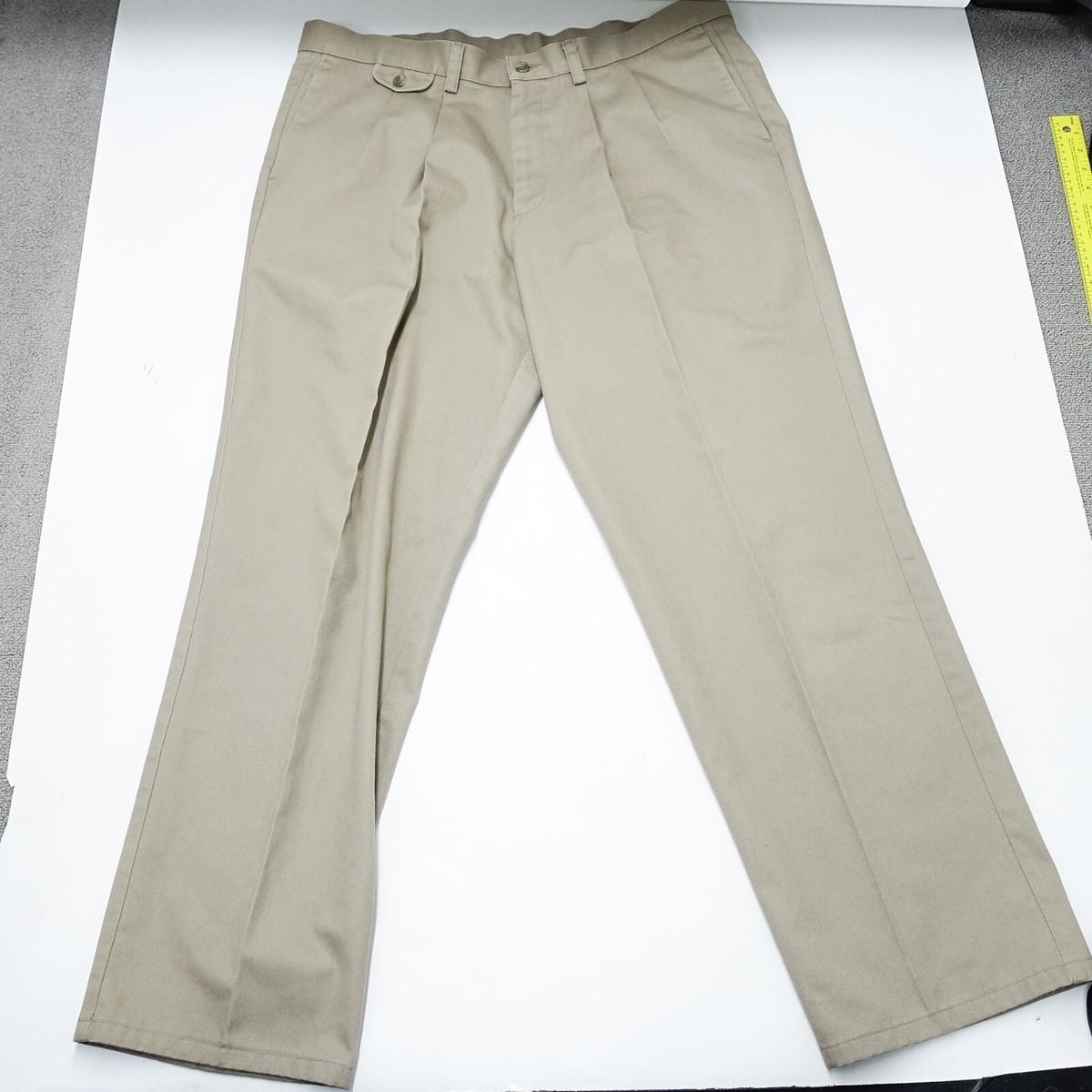 パンツ dockers 2 tucks dress cotton trousers Dockers Men's Pleated Classic Fit Signature Khaki Lux Cotton