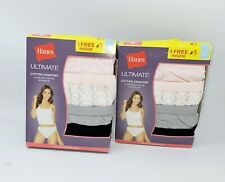 Hanes Ultimate Women's Comfort Flex Fit 4 Pack Hi-cut Panties