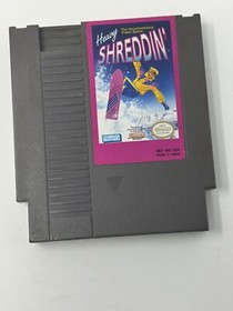 Nintendo Nes Game Heavy Shreddin The Snowboarding Video Game Cartridge only