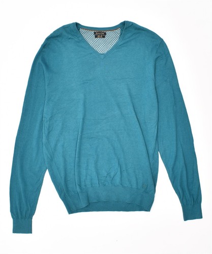 MASSIMO DUTTI Mens V-Neck Jumper 