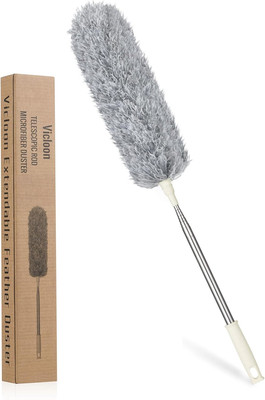 Dusters Microfiber Feather Duster, Extendable Duster with 100 Inches Extra Long 