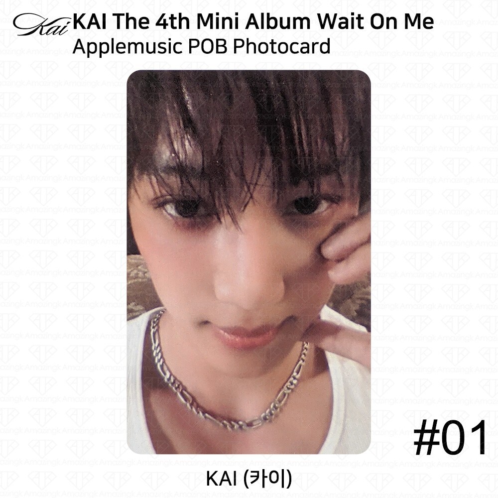 Kai The 4th Mini Album Wait On Me POB Photocard Makestar