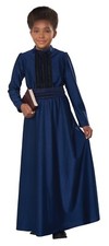 Colonial Ida B Wells Civil War Journalist Child Costume