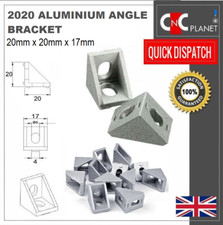 2020 Cast Aluminium V-Slot Extrusion L Shape Corner Joint Right Angle Bracket UK