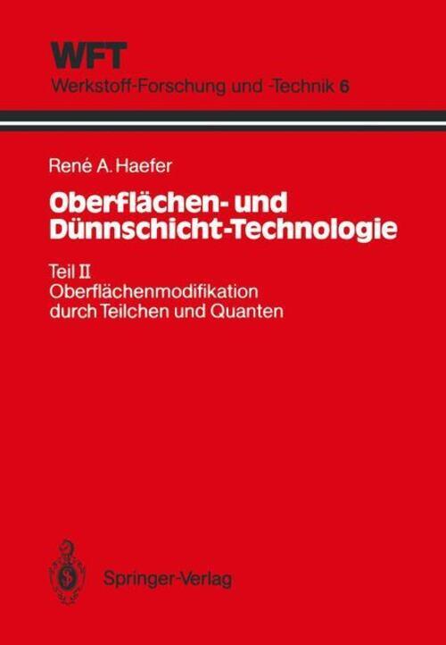 Rene A. Haefer | Oberflächen- Und Dünnschicht-technologie |