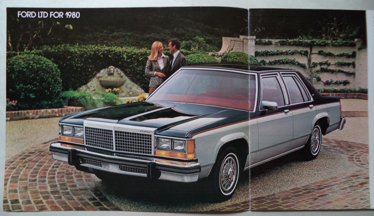 FORD LTD VINTAGE '80 FULL COLOR DEALERSHIP BROCHURE CLASSIC | eBay