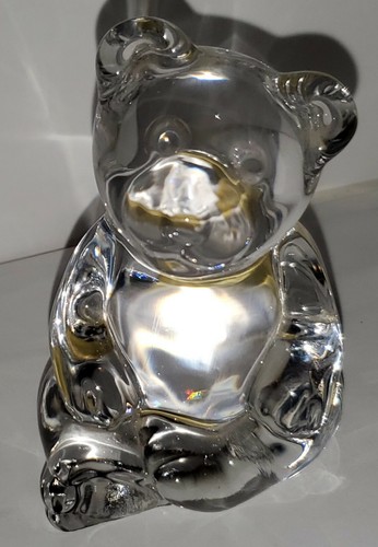 Princess House 24% Lead Crystal Bear Figurine w/ Box #813 Germany EUC - Picture 4 of 12